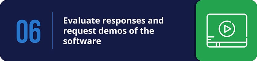 Evaluate the responses and request demos of zoo management software. 
