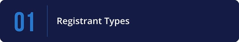 Choose the right registrant types for scout events
