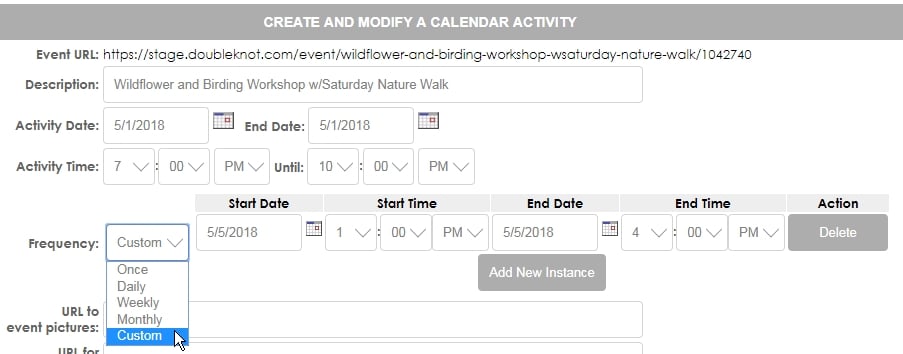 Setting dates and times for additional meetings