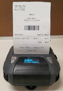 Print anywhere with the Star SM-L300 mobile receipt printer!