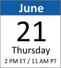 Webinar: June 21, 2018
