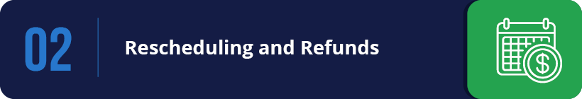 Your timed entry software should allow easy rescheduling and refunds.